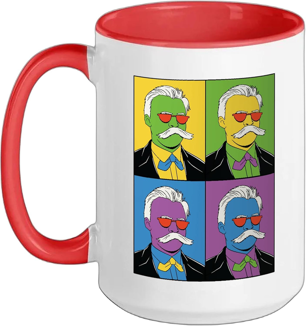 Philosopher Philosophical Friedrich Nietzsche Ceramic Mug