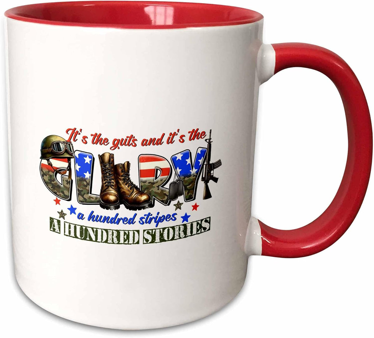 Its The Guts And Its The Glory Memorial Day Ceramic Mug