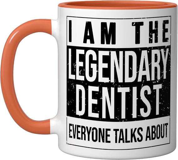 Dental-Assistant Birthday Born Dentist Ceramic Mug
