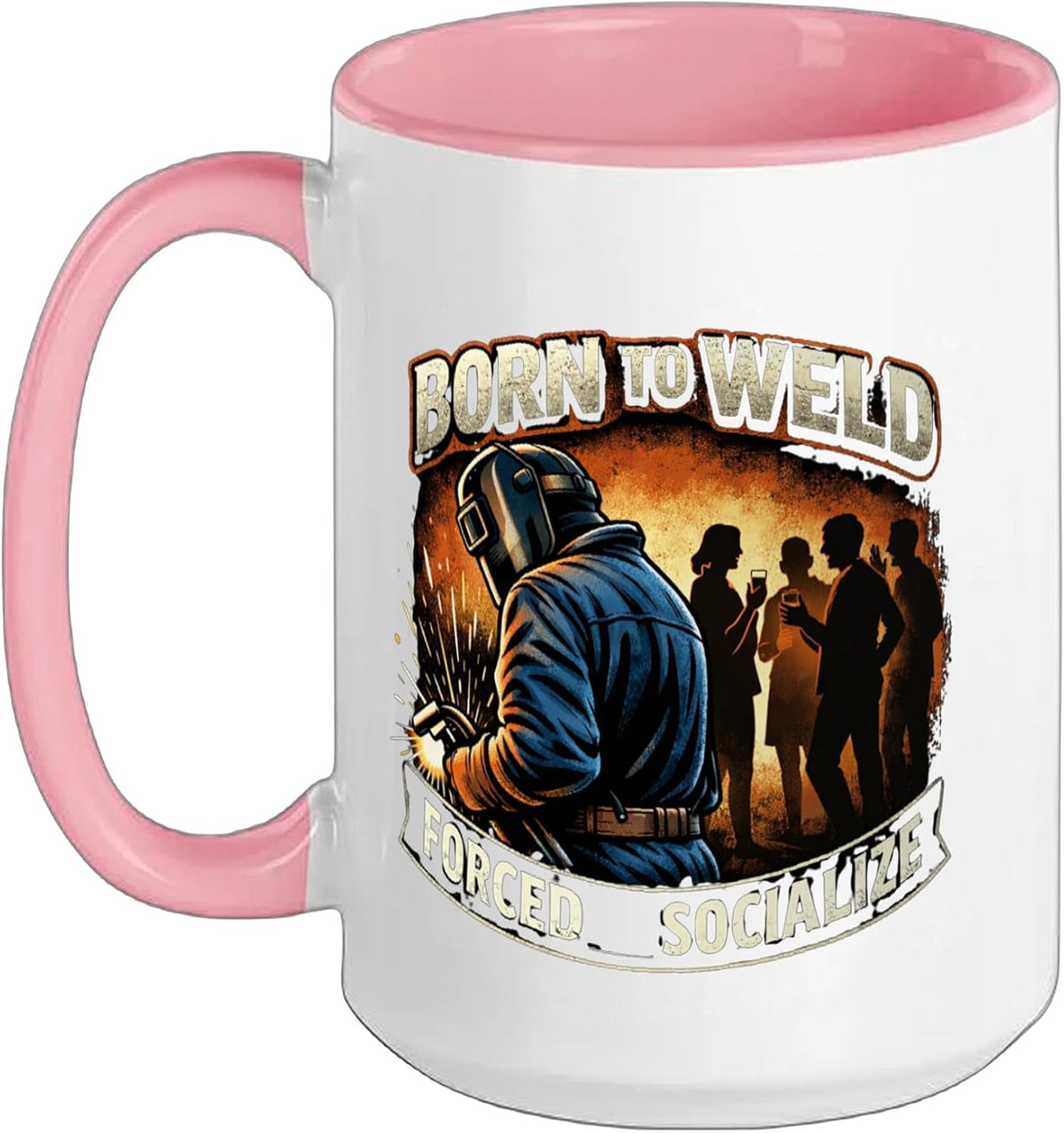 Mens Funny Welding Gear Welders Womens Weld Graphic Ceramic Mug