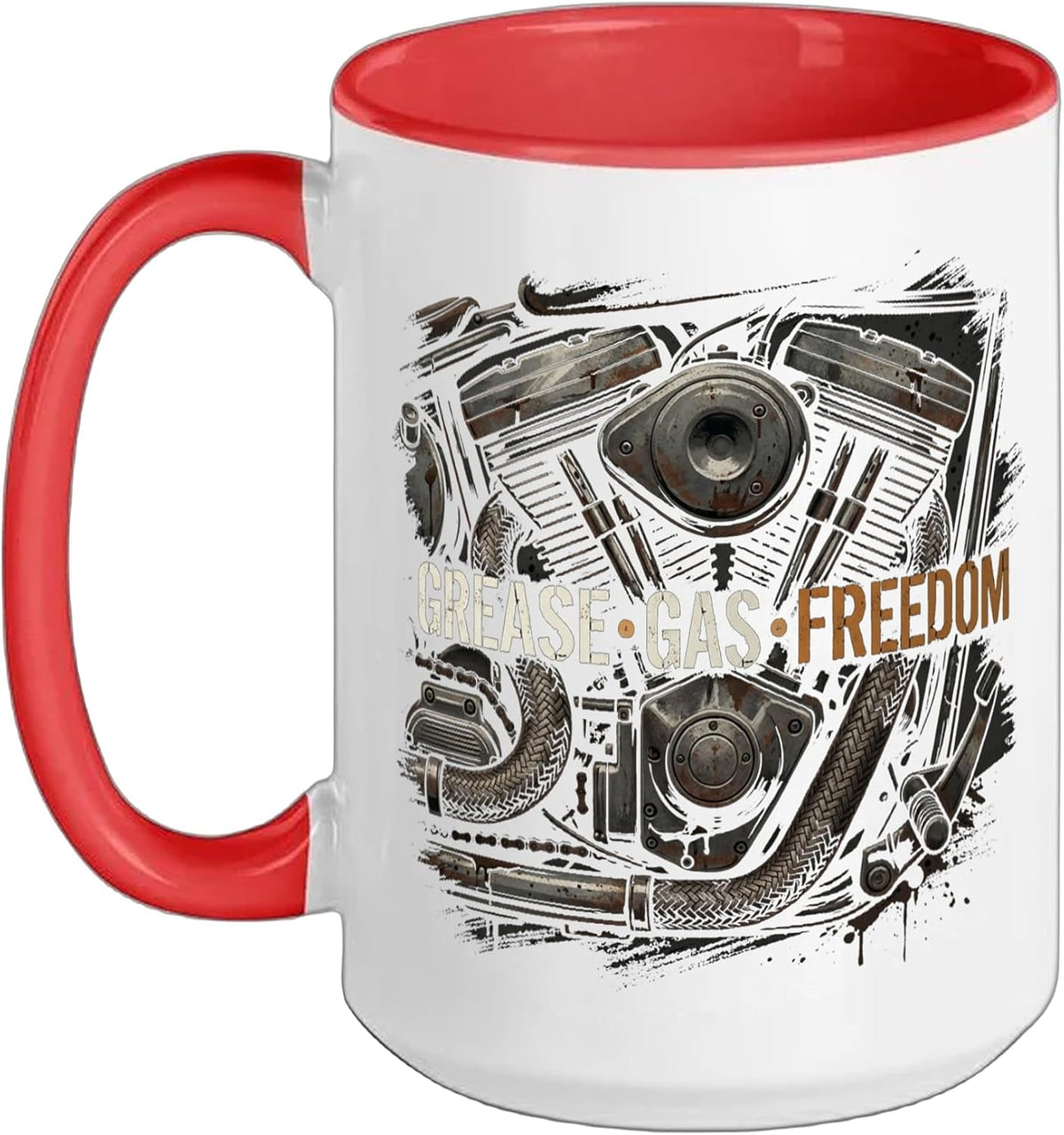 Garage Motorcycle Rider Biker Lifestyle Gift Freedom Ceramic Mug