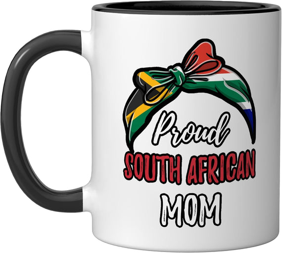 Proud South African Mom Mothers Day South Africa Ceramic Mug