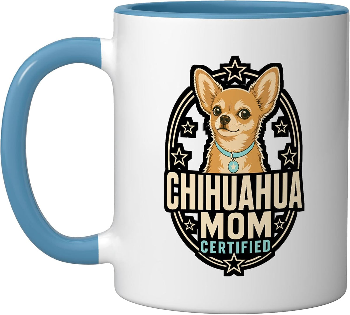 Certified Chihuahua Mom Dog Owner Christmas Ceramic Mug