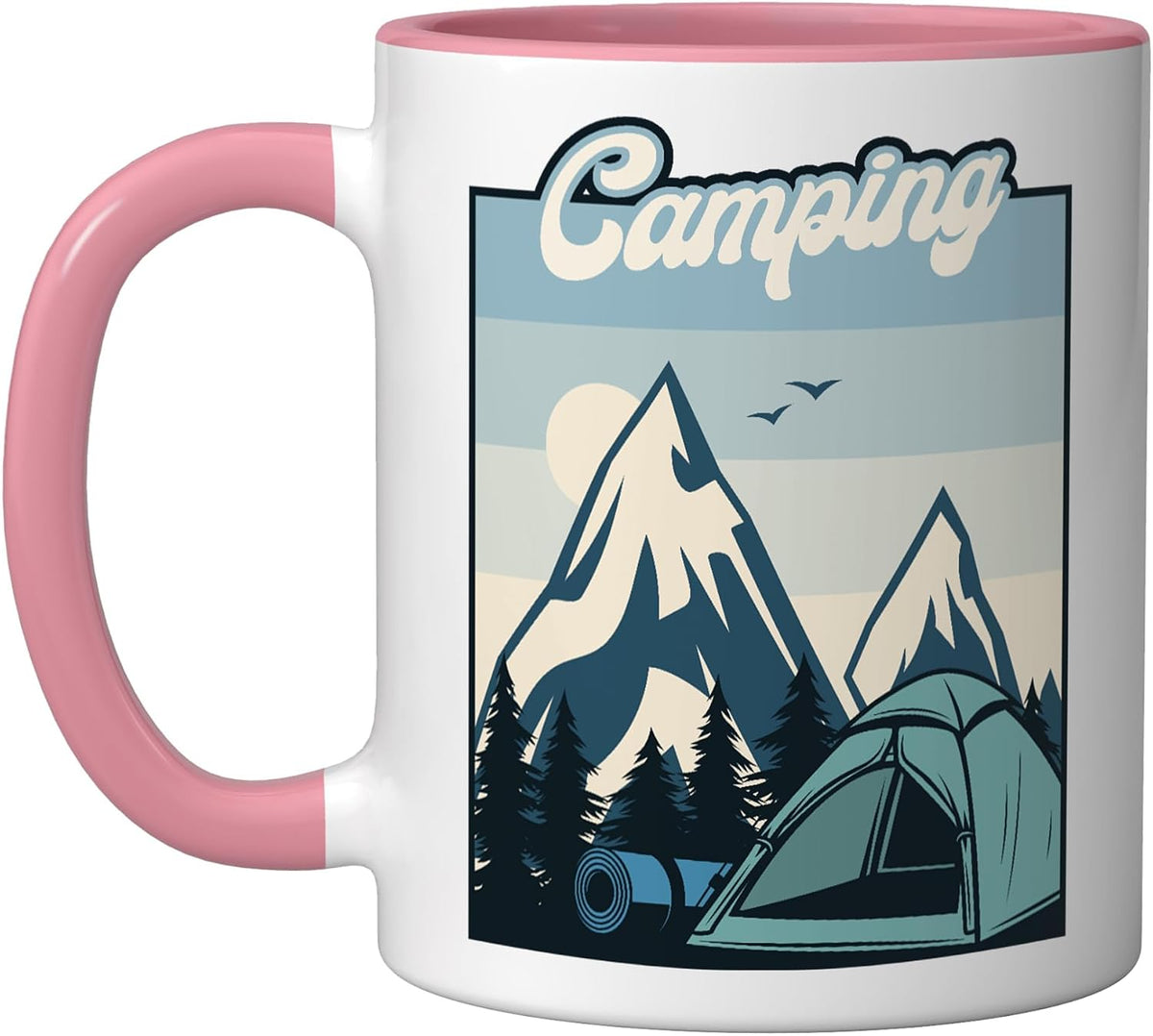 Camping Glamping Backpacking Campgrounds Camper Camping Ceramic Mug