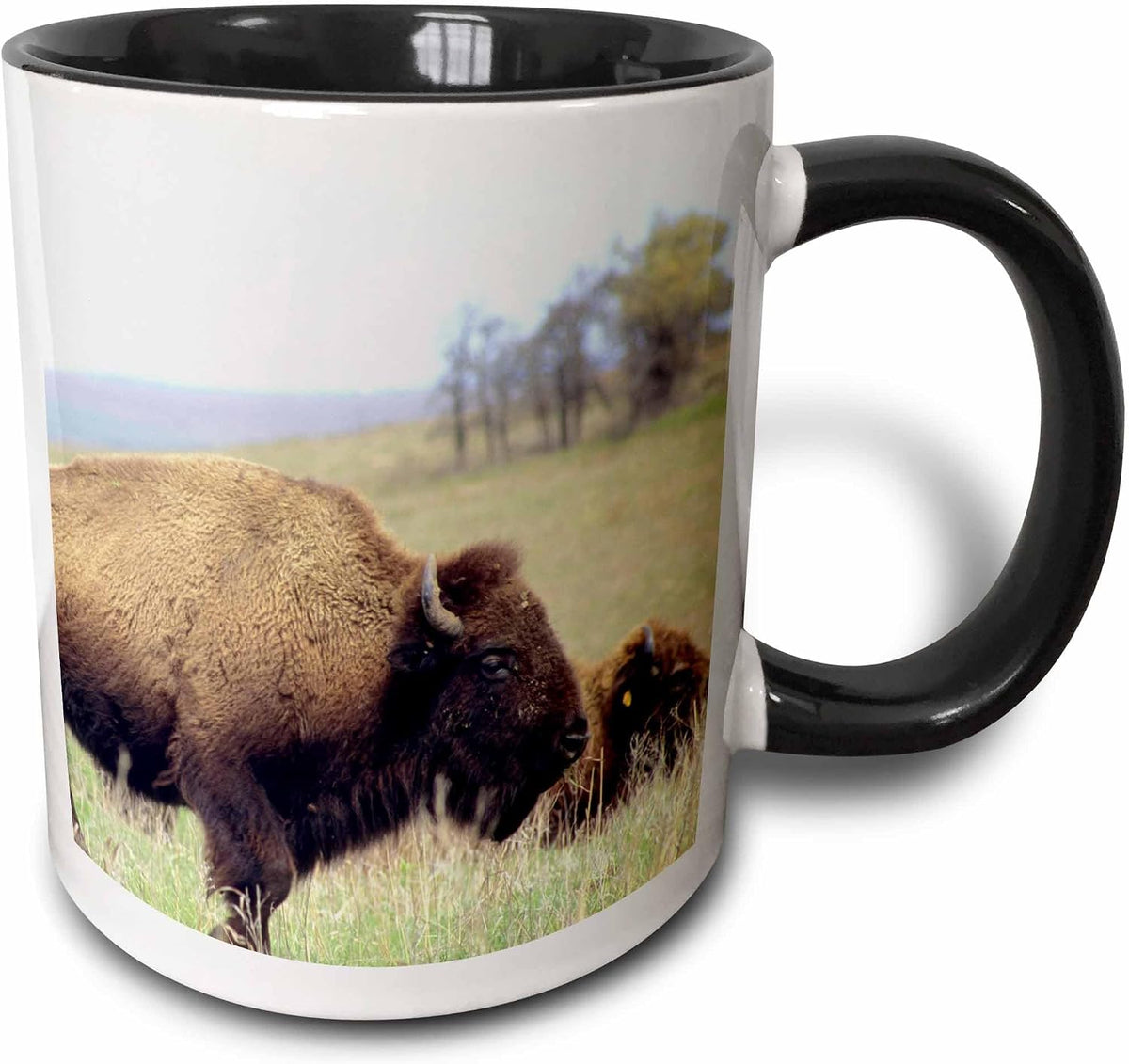 American Buffalo Wildlife Photo Bison Ceramic Mug