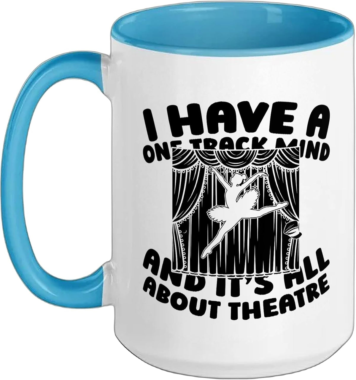 One Track Mind Theatre Dancer Ceramic Mug