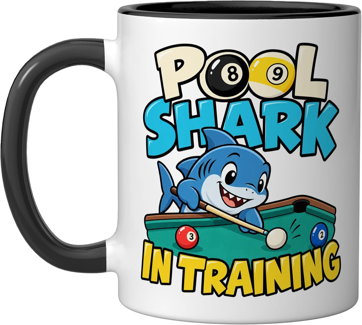 Billiards For Kids: Pool Shark In Training Ceramic Mug