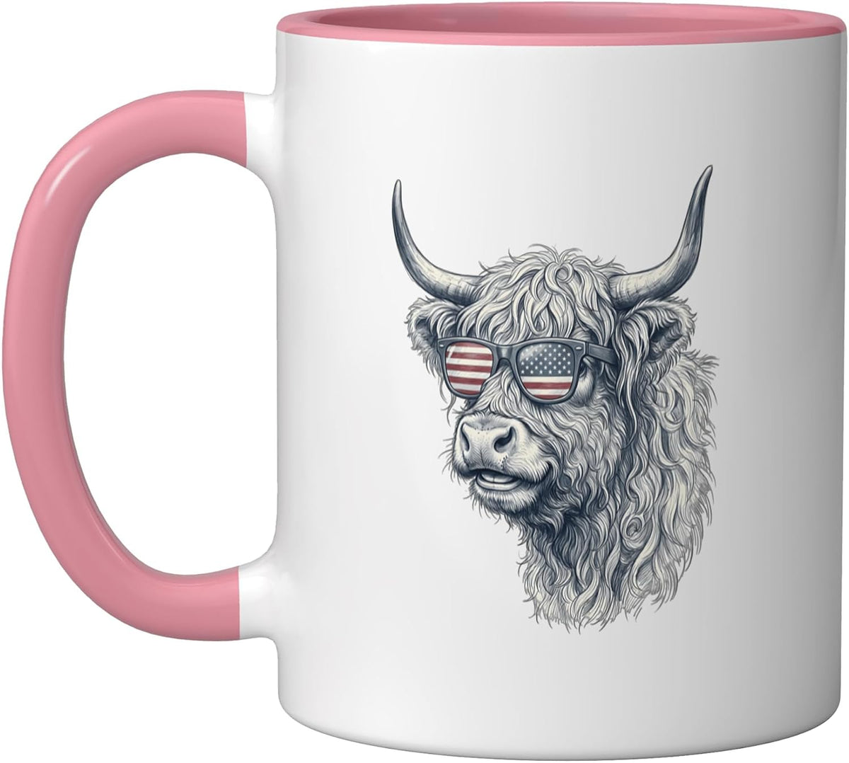 Highland Cow Cute Scottish Highlander Cow Ceramic Mug