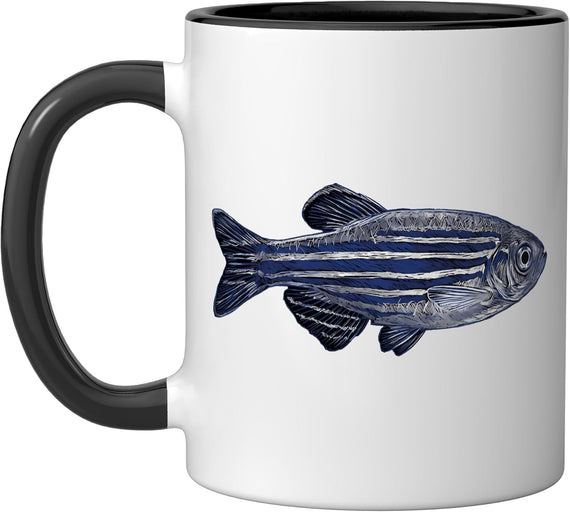 Zebrafish Danio Rerio Freshwater Aquarium Fishkeeper Ceramic Mug