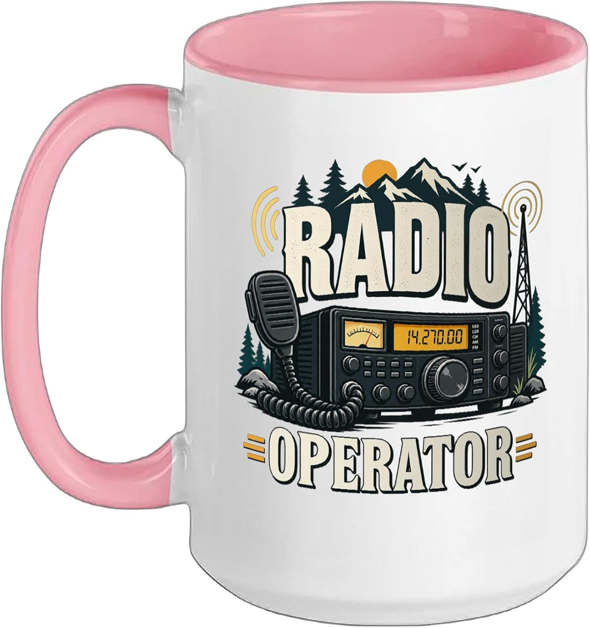 Radio Operator Amateur Radio Hobbyist Ceramic Mug