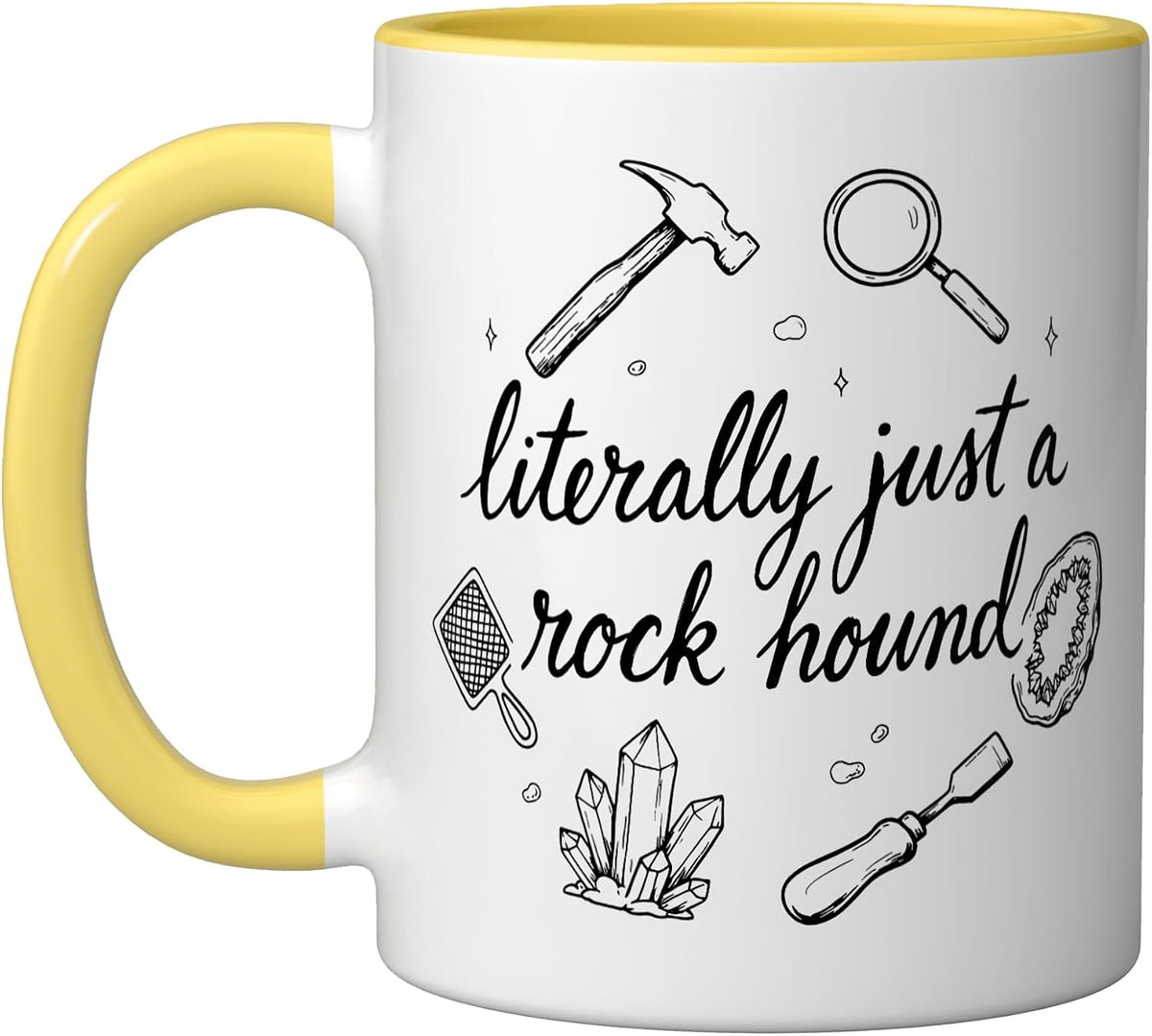 Rock Hounding Mineral Collecting Lapidary Arts Geode Ceramic Mug