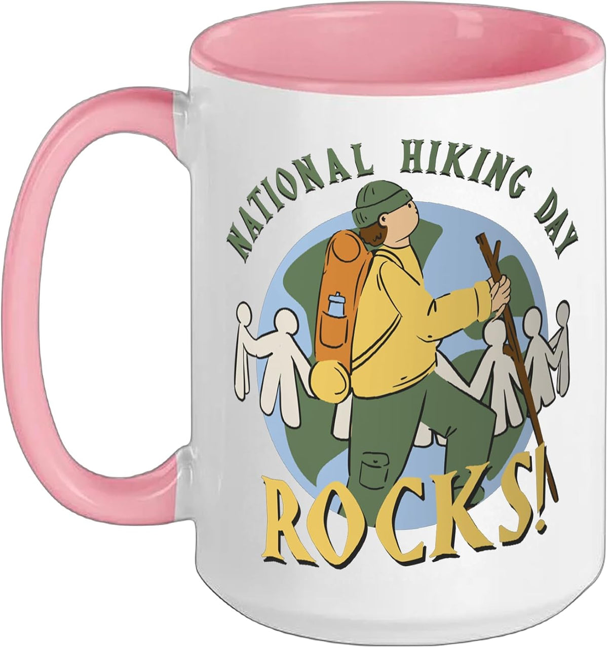 Hiking Day Ceramic Mug