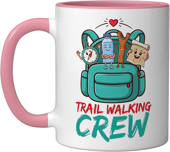 Trail Walking Trekking Rambling Strolling Walker Hiker Ceramic Mug