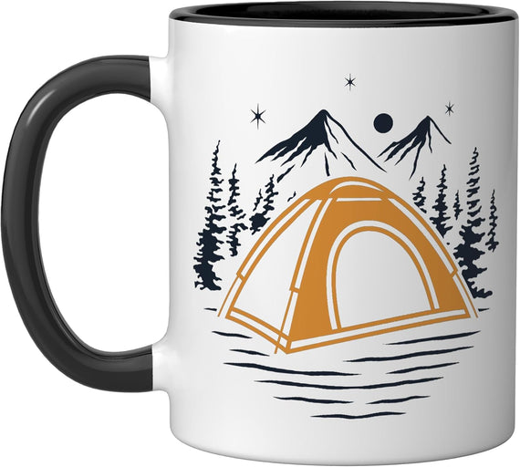Campgrounds Glamping Backpacking Camper Camping Ceramic Mug