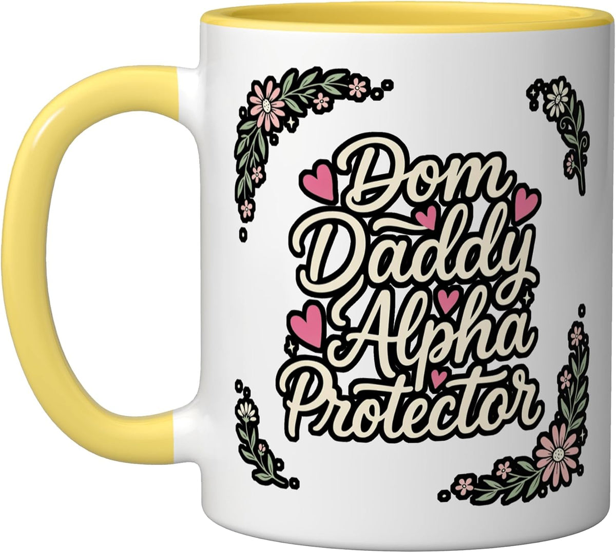 Dom Daddy Alpha Protector Funny Fathers Day Ceramic Mug