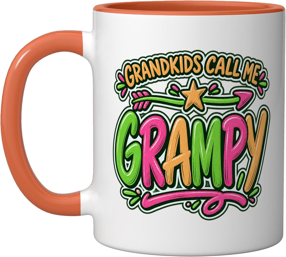 Grandkids Call Me Grampy Art Ceramic Mug