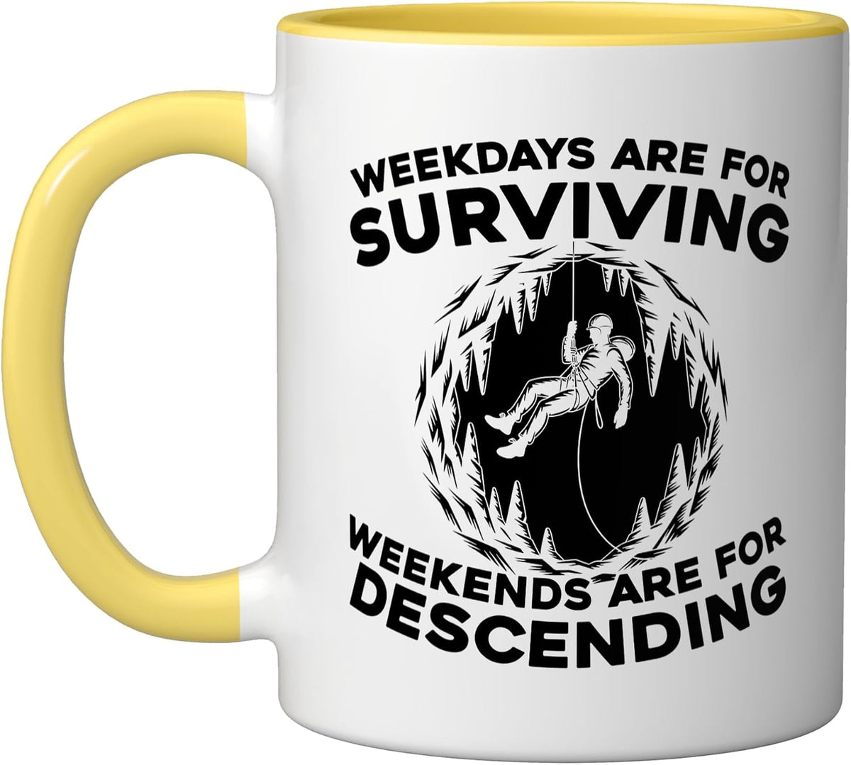 Canyoning - Adventure Outdoor Climbing Canyoning Ceramic Mug