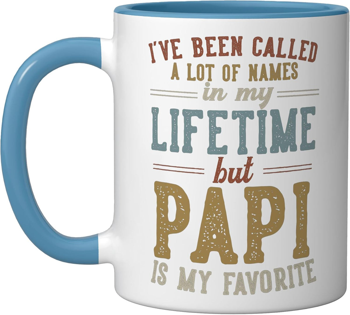 Papi Is My Favorite Name - Father's Day Papi Ceramic Mug