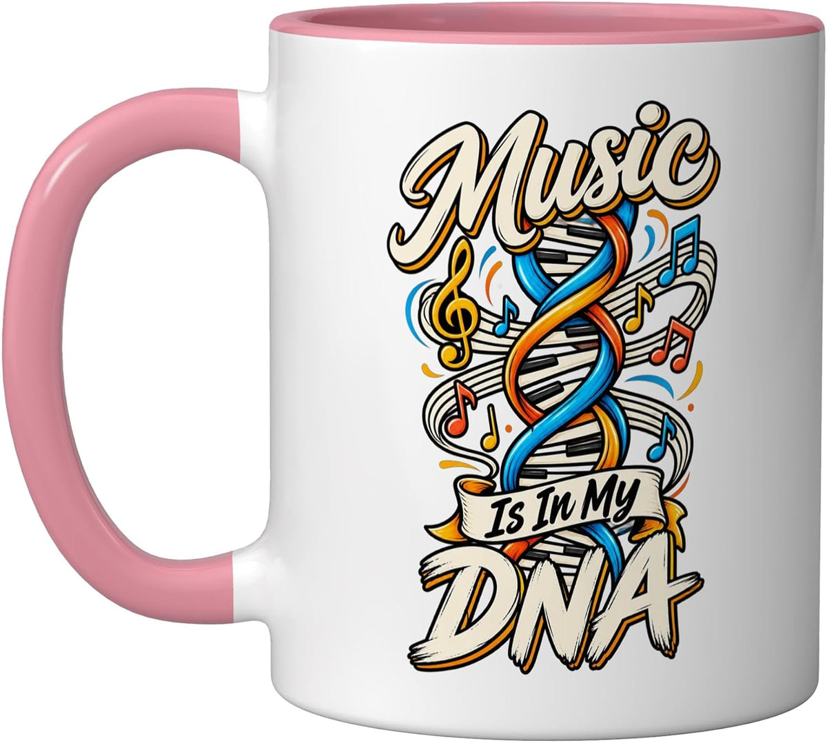 Musician Music Lover Dna Funny Music Ceramic Mug
