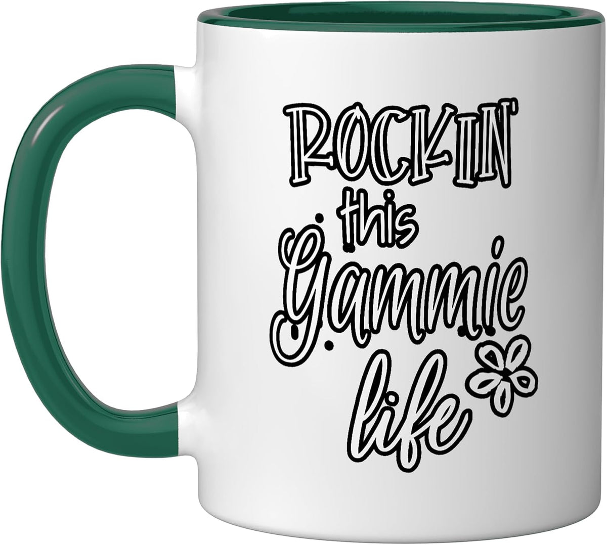Rockin This Gammie Life Special Grandma Grandmother Ceramic Mug