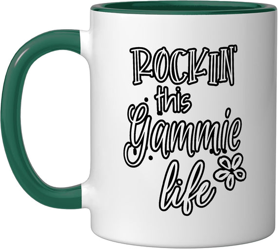Rockin This Gammie Life Special Grandma Grandmother Ceramic Mug