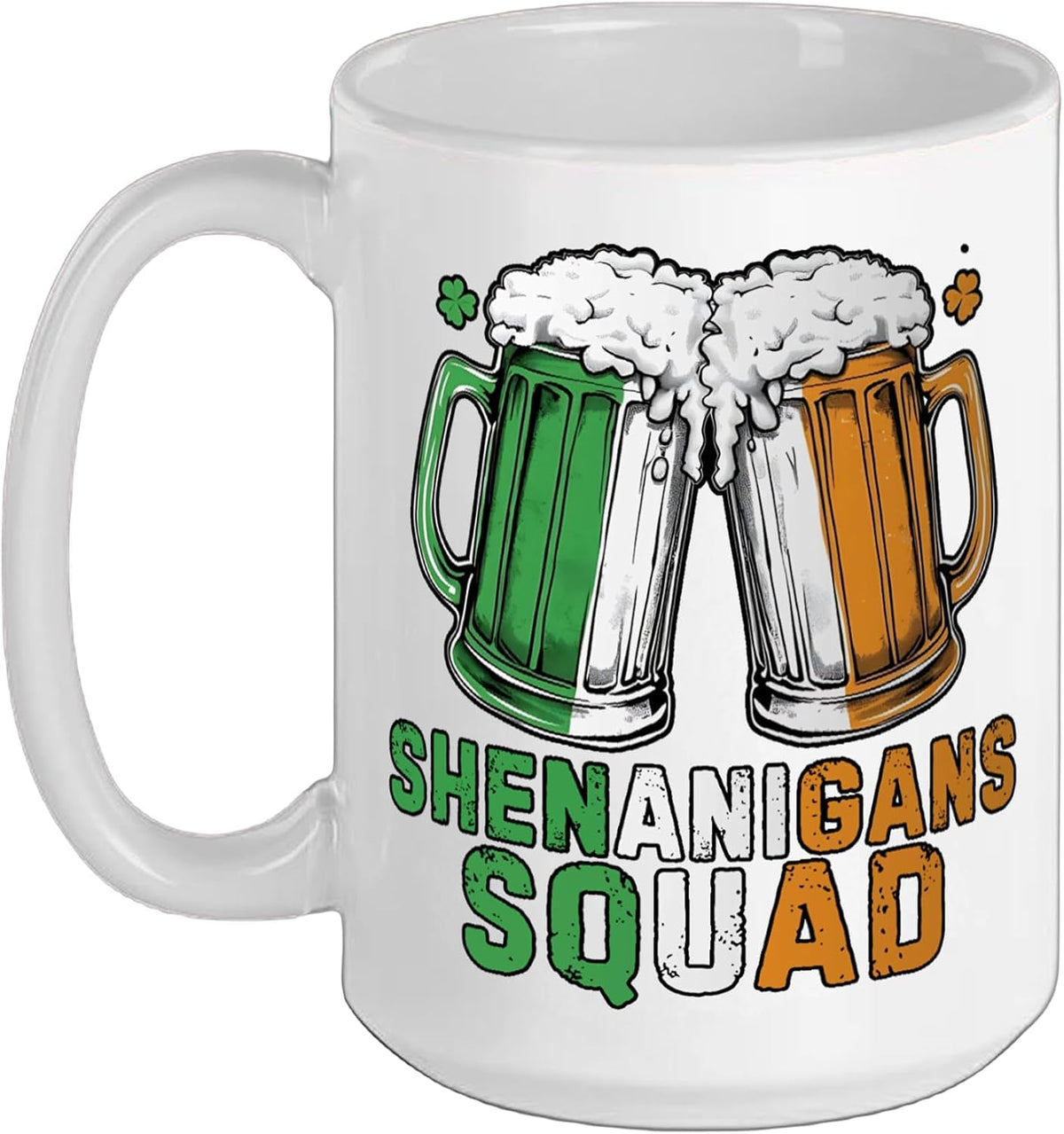 Shenanigans Squad Beer Drinking, Funny St. Patrick’S Day Ceramic Mug