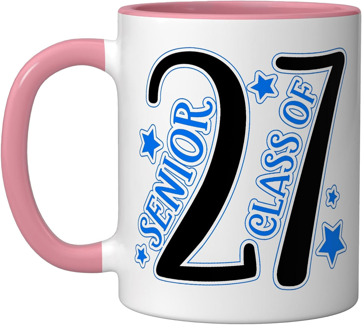Class Of 27 Senior Graduate 2027 Senior Graduation Ceramic Mug