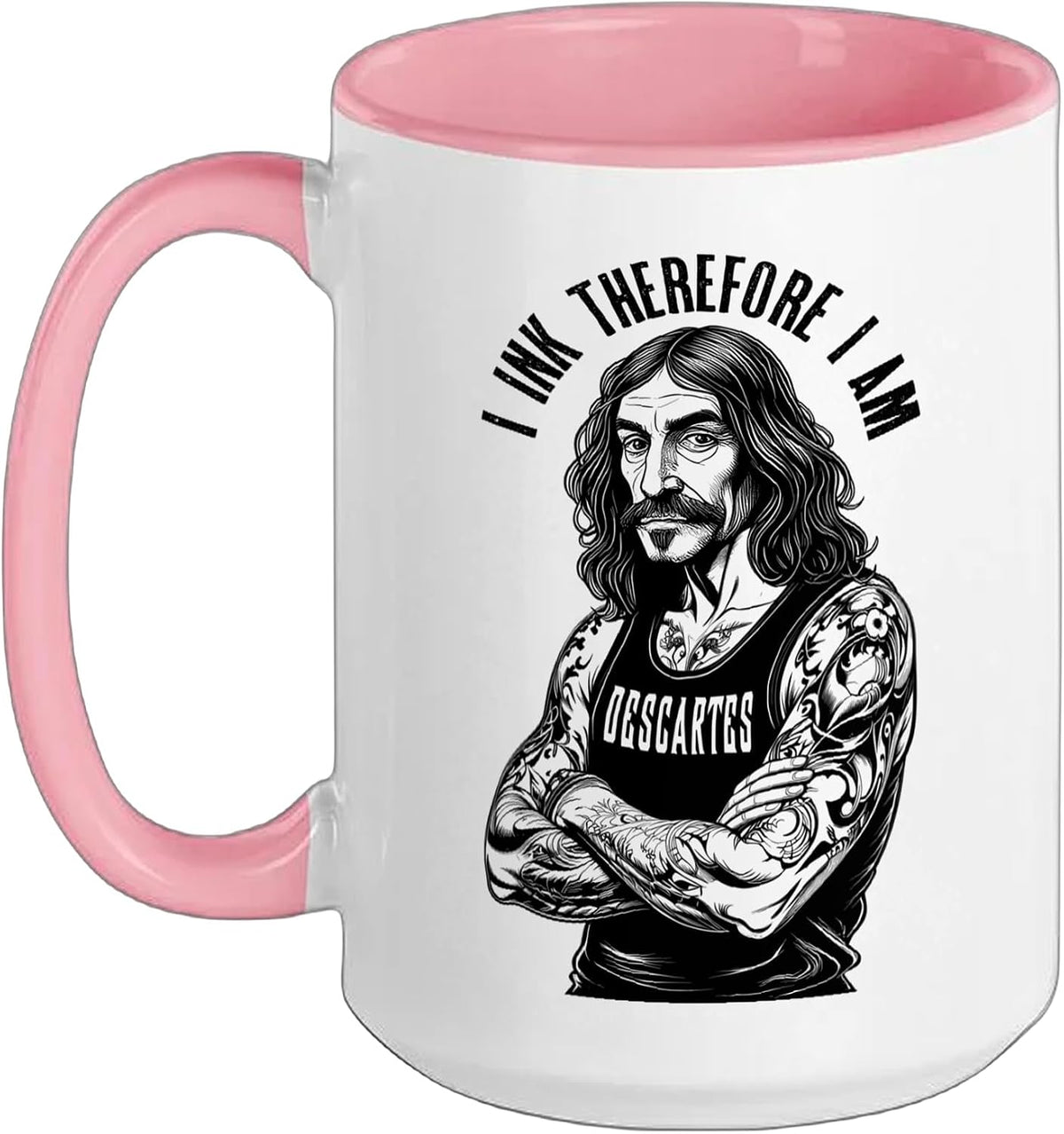 Tattoo Philosophy Descartes I Ink Therefore I Am Tattoos Ceramic Mug
