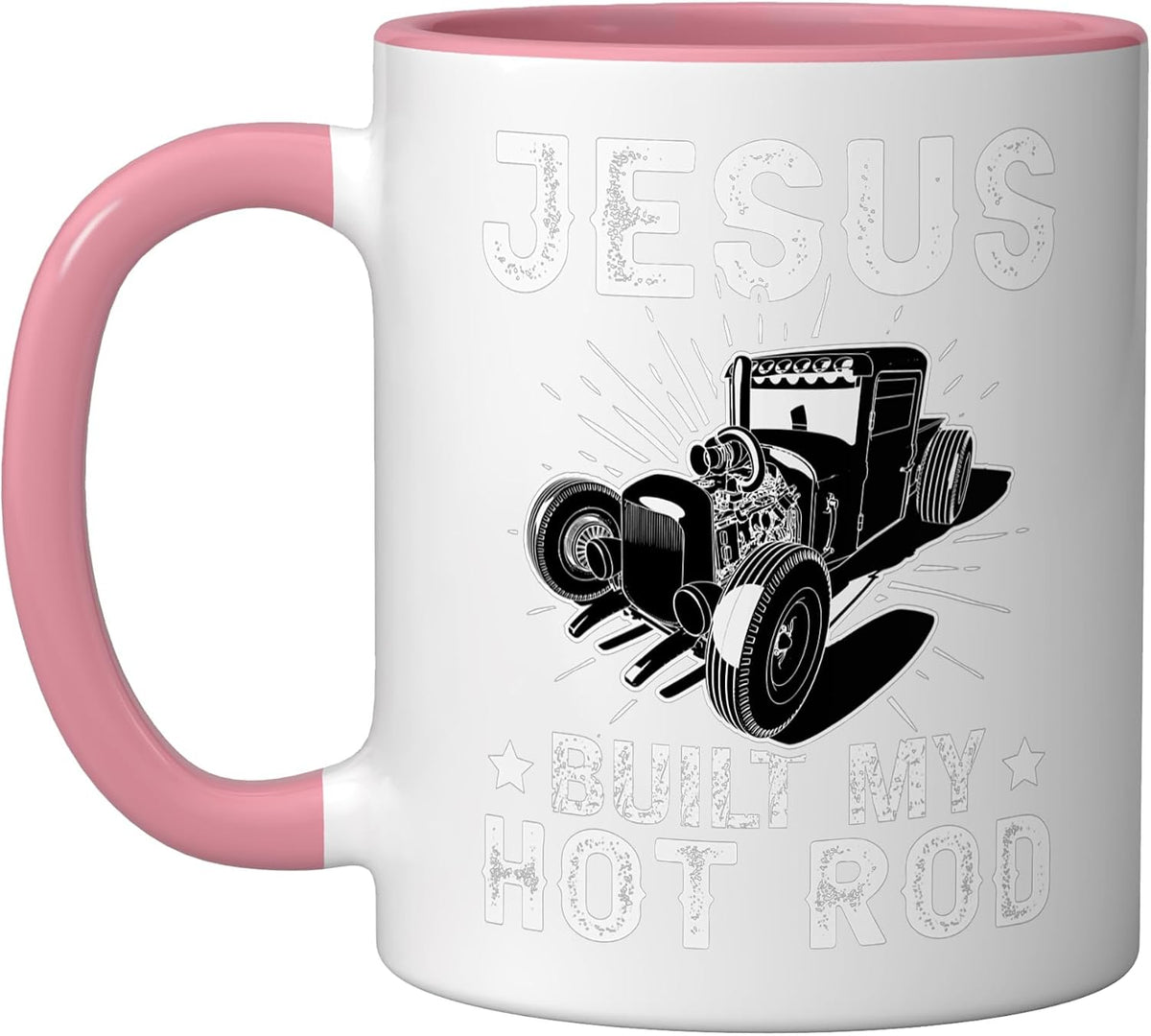 Hot Rods: Jesus Built My Hot Rod Ceramic Mug