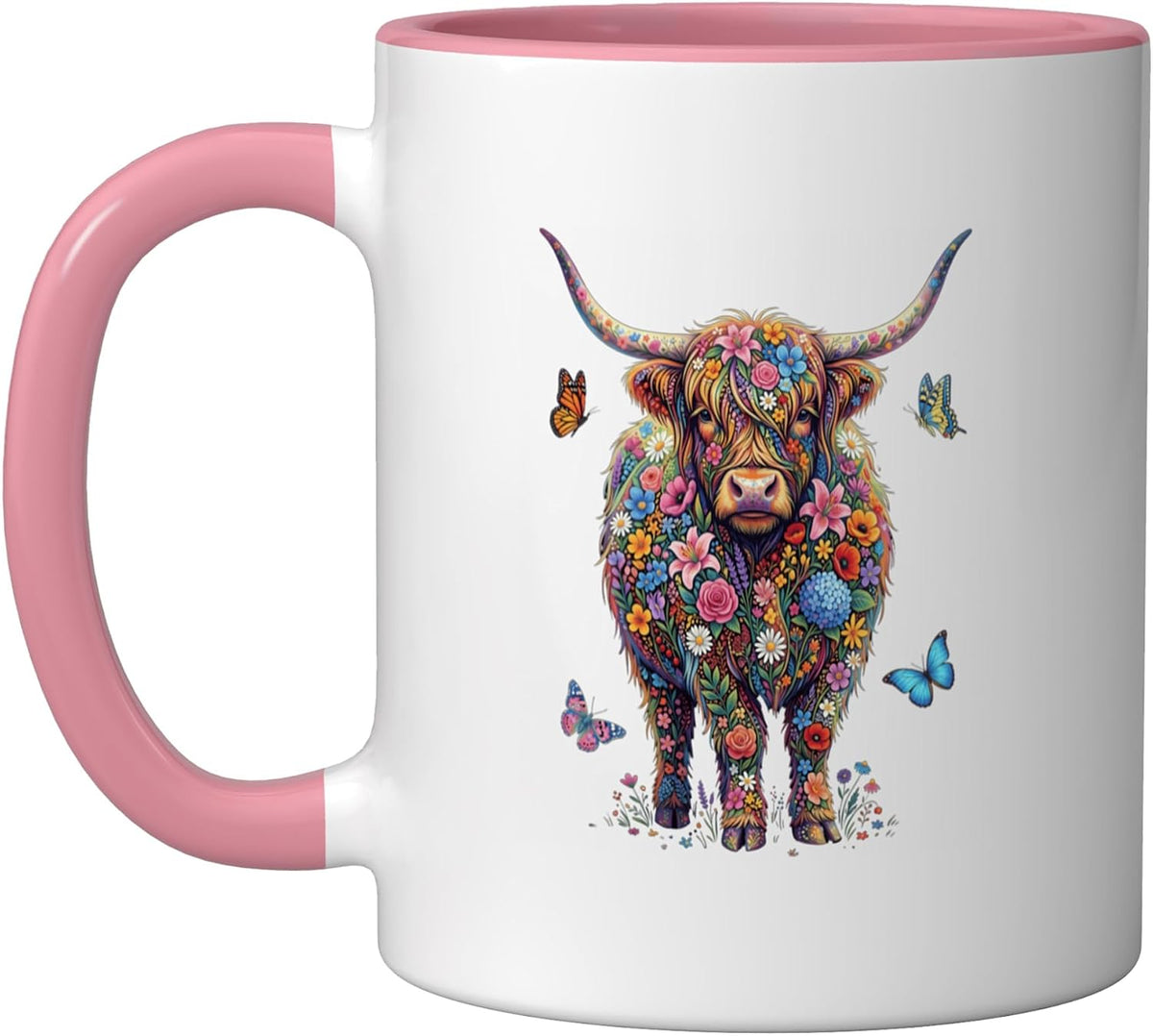 Highland Cow Cute Scottish Highlander Cow Ceramic Mug