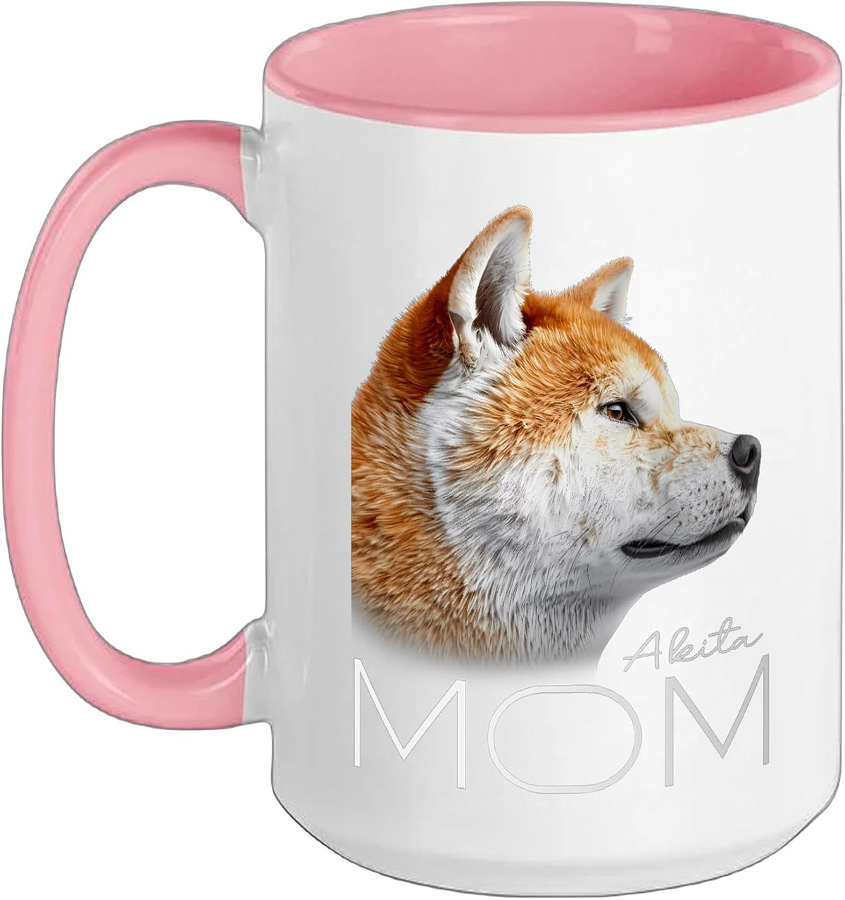 Akita Dog Mom Christmas Ceramic Mug