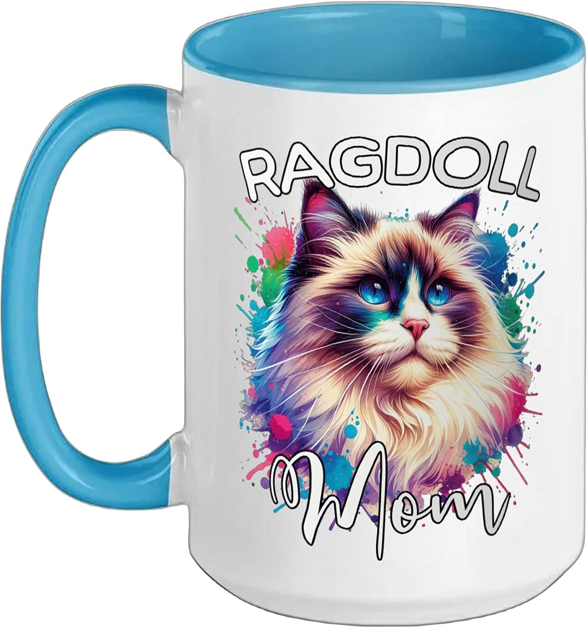 Ragdoll Cat Mom Ragdoll Christmas Ceramic Mug