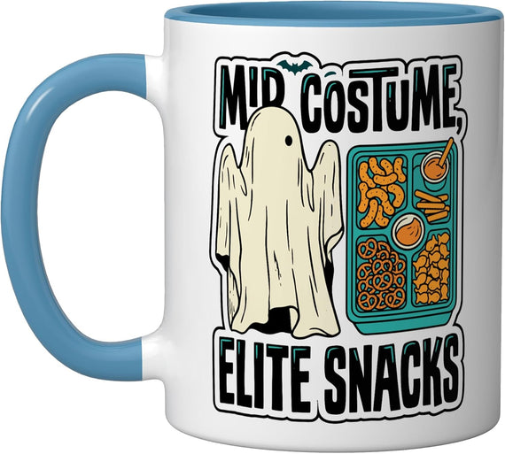 Mid Costume Elite Snacks Snack Enthusiast Halloween Party Ceramic Mug