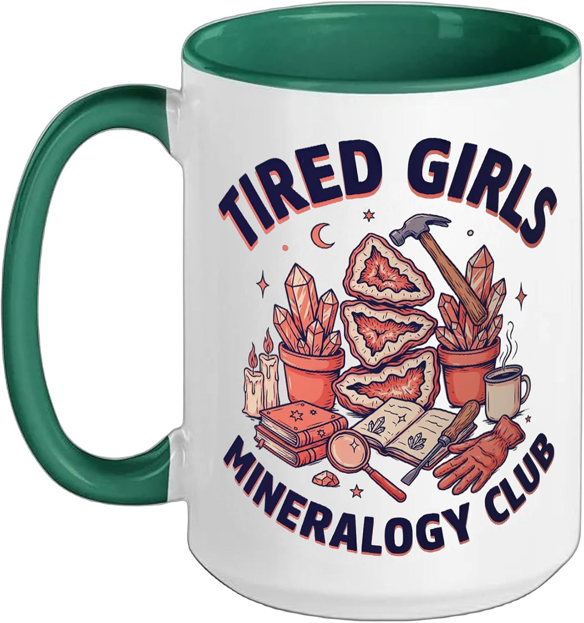 Mineralogy Mineral Collecting Gem Hunting Rockhound Ceramic Mug