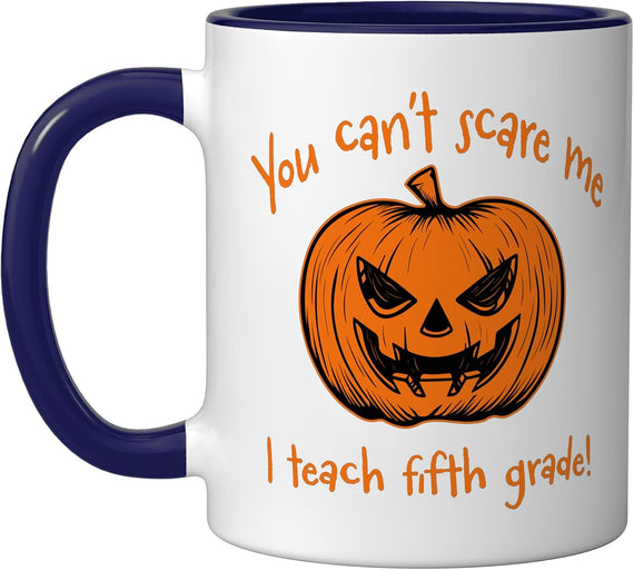 Funny Halloween Fifth Grade Teacher Ceramic Mug