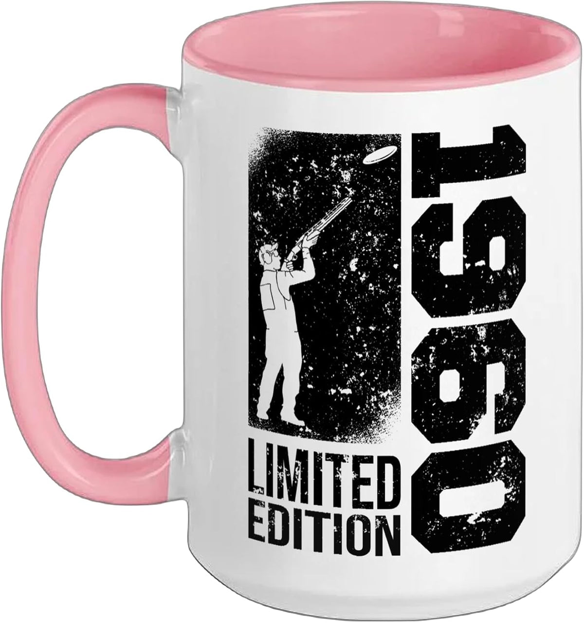Clay Shooters Vintage 1960 Birthday Clay-Pigeons Shooting Ceramic Mug