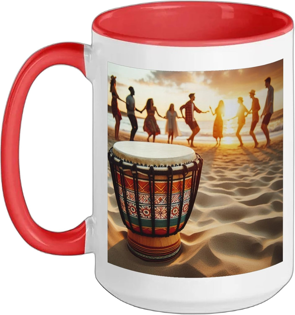 Really Like Djembe African Drums Ceramic Mug