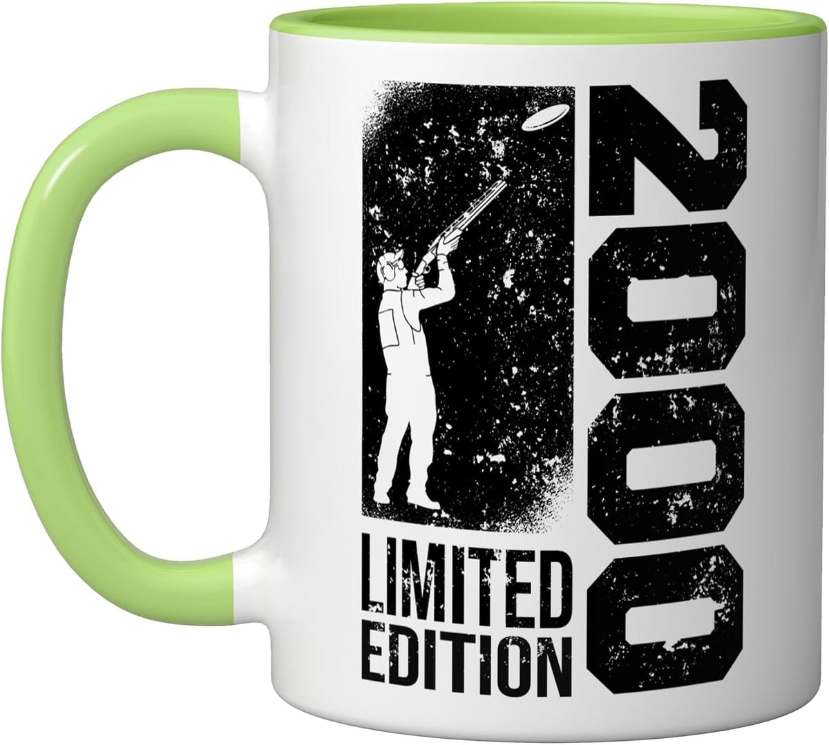 Clay Shooters Vintage 2000 Birthday Clay-Pigeons Shooting Ceramic Mug