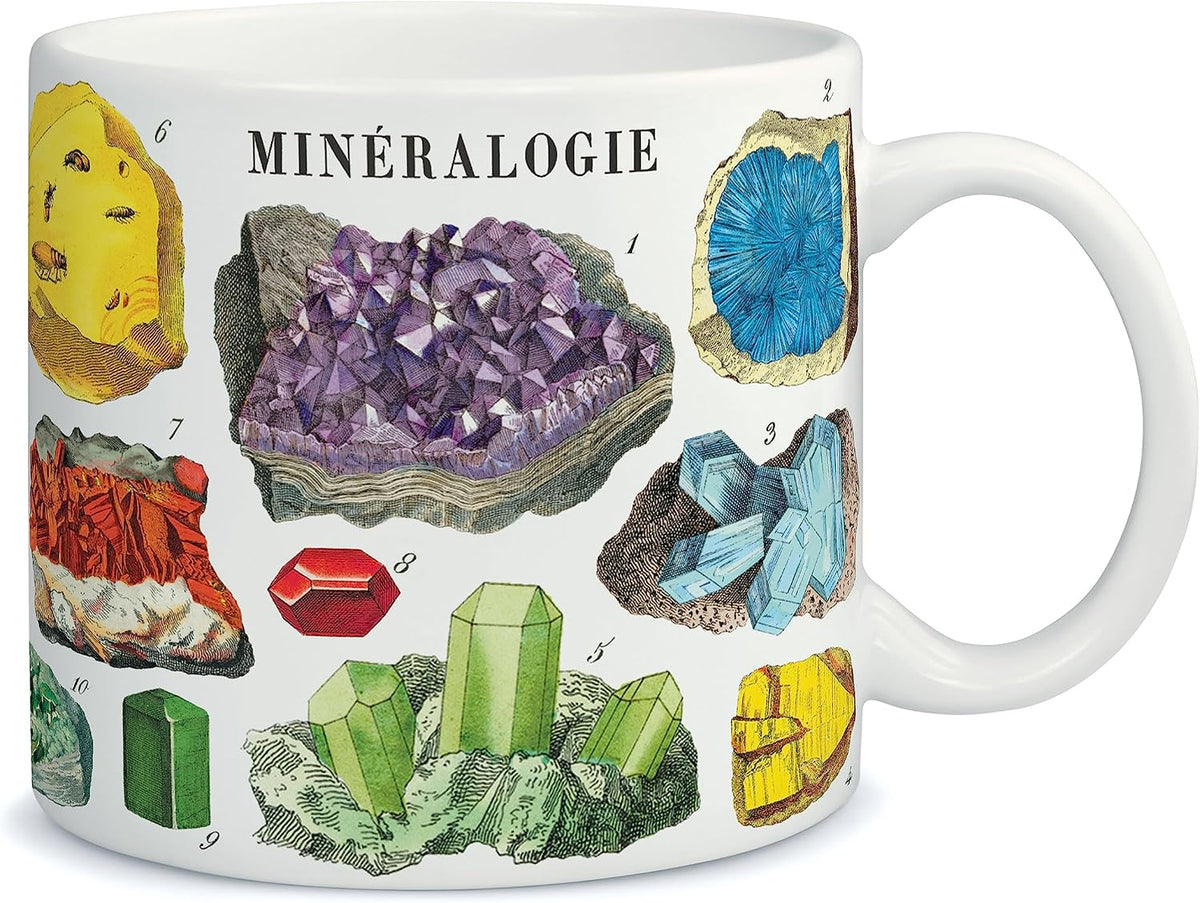 Cavanilli & Co. Cavallini Vintage Mug Ceramic Minerals Ceramic Mug