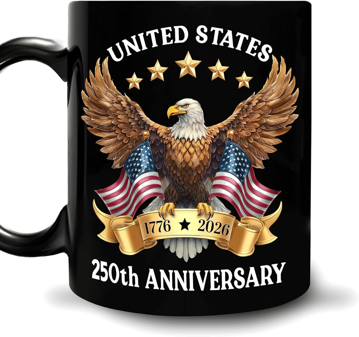 250th Anniversary Of America Us Eagle 1776-2026 Ceramic Mug