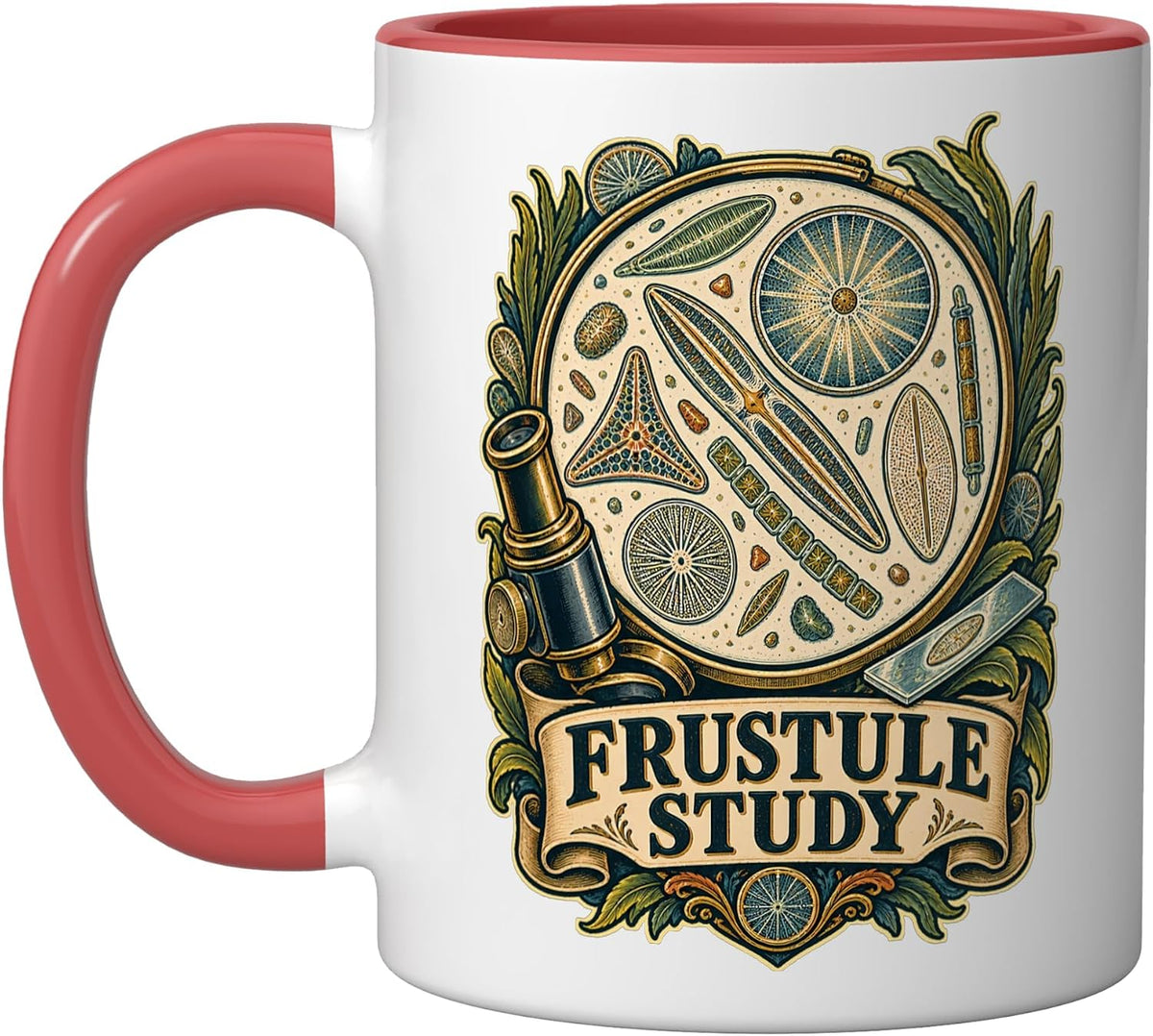 Frustule Study Microalgae Microscopy Limnology Ceramic Mug