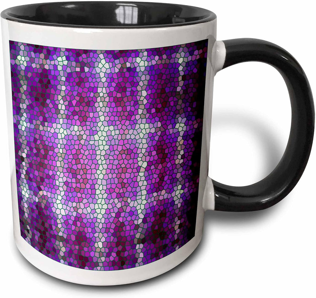Sandy Mertens Color Designs - Stain Glass Ceramic Mug