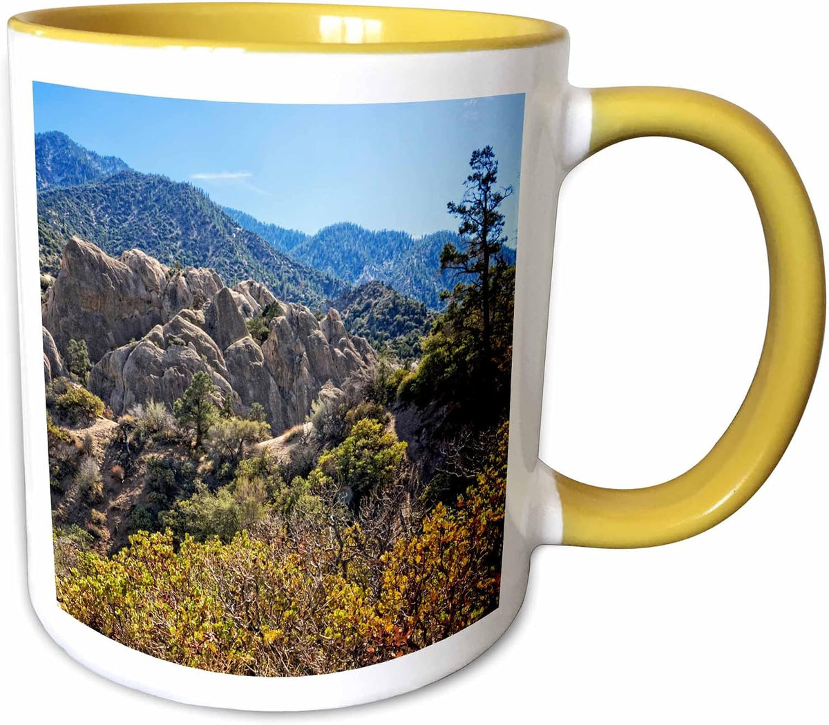 Devils Punchbowl Ridge And Rocks Ceramic Mug