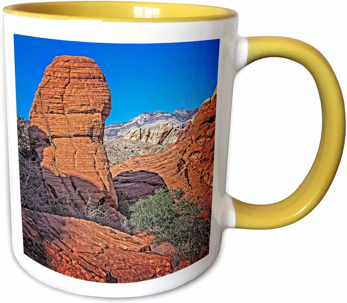Red Rock Canyon Vertical Formation, Nevada Ceramic Mug