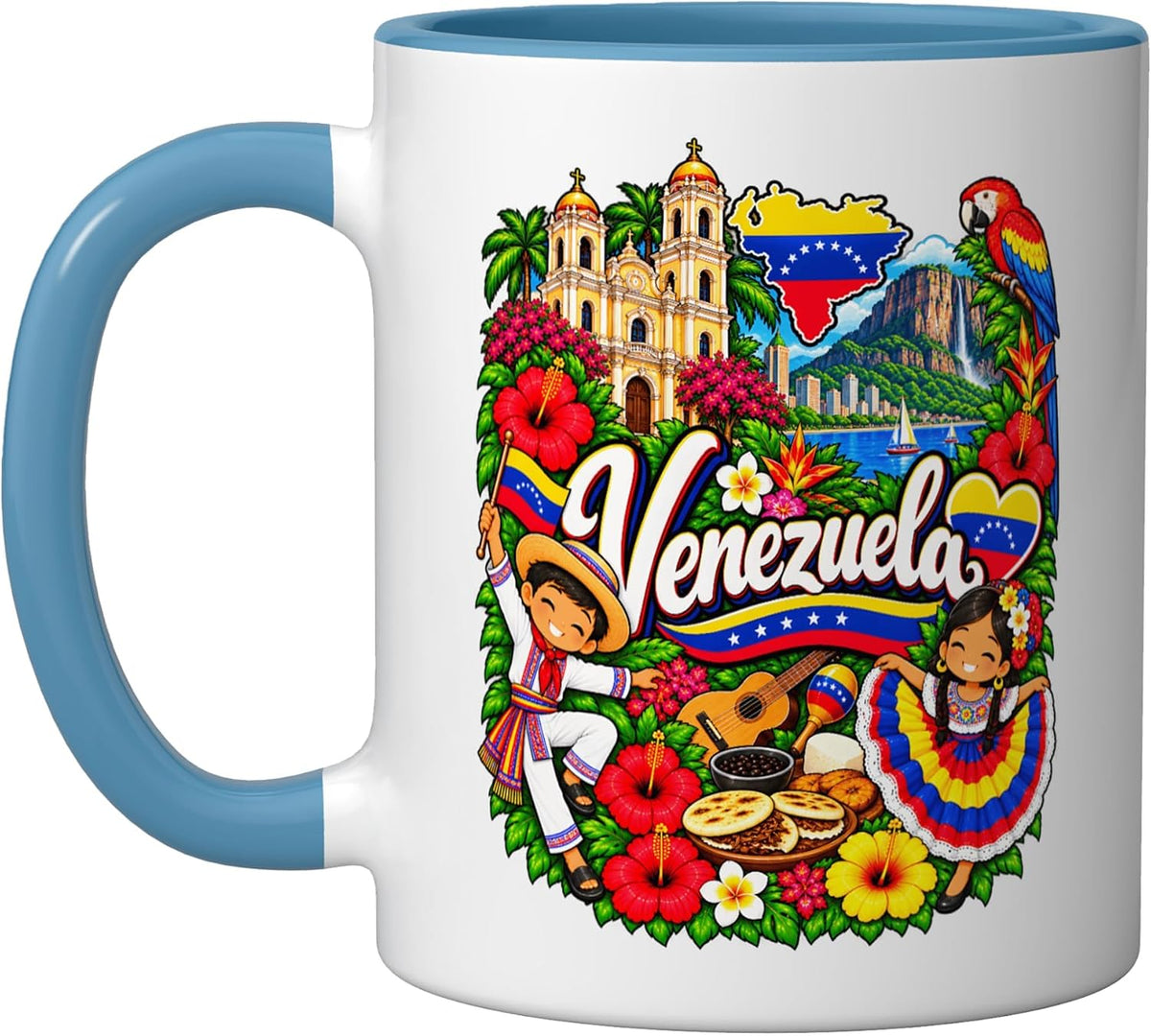Venezuela Pride Culture Heritage Traditional Dance Ceramic Mug