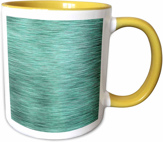 Teal Scratched Metal Effect Texture Ceramic Mug