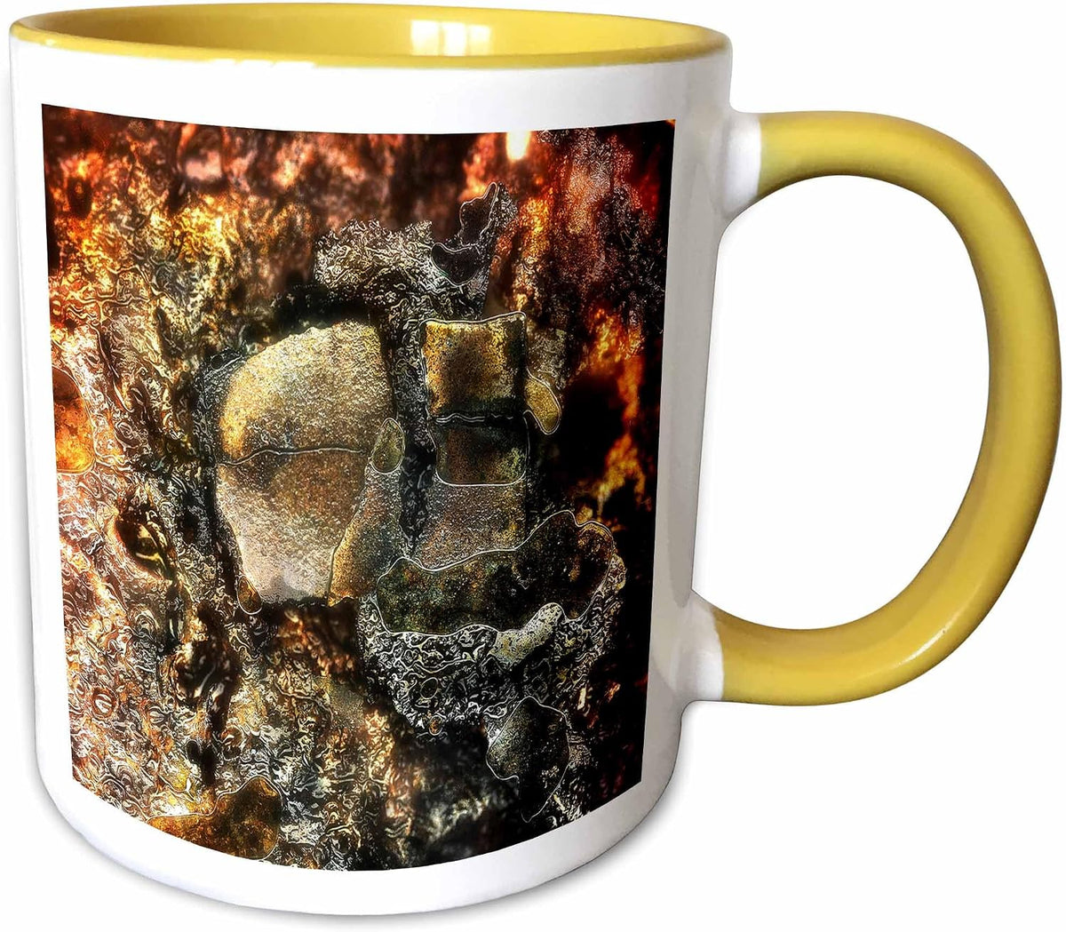 Hermetic Work V Abstract Forms Modern Image Ceramic Mug