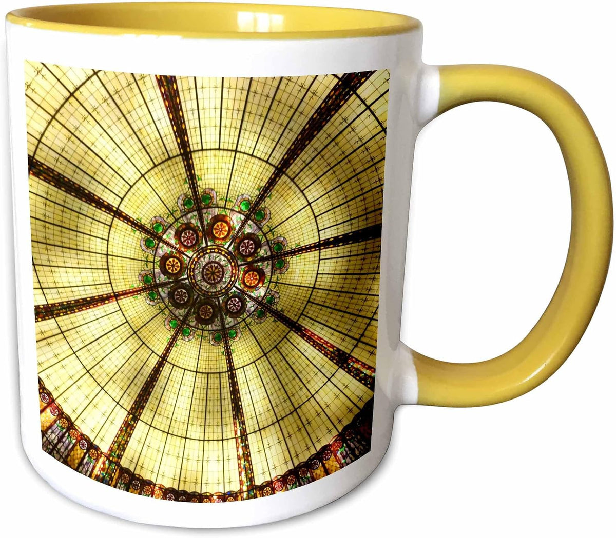 Stained Glass Ceiling Ceramic Mug
