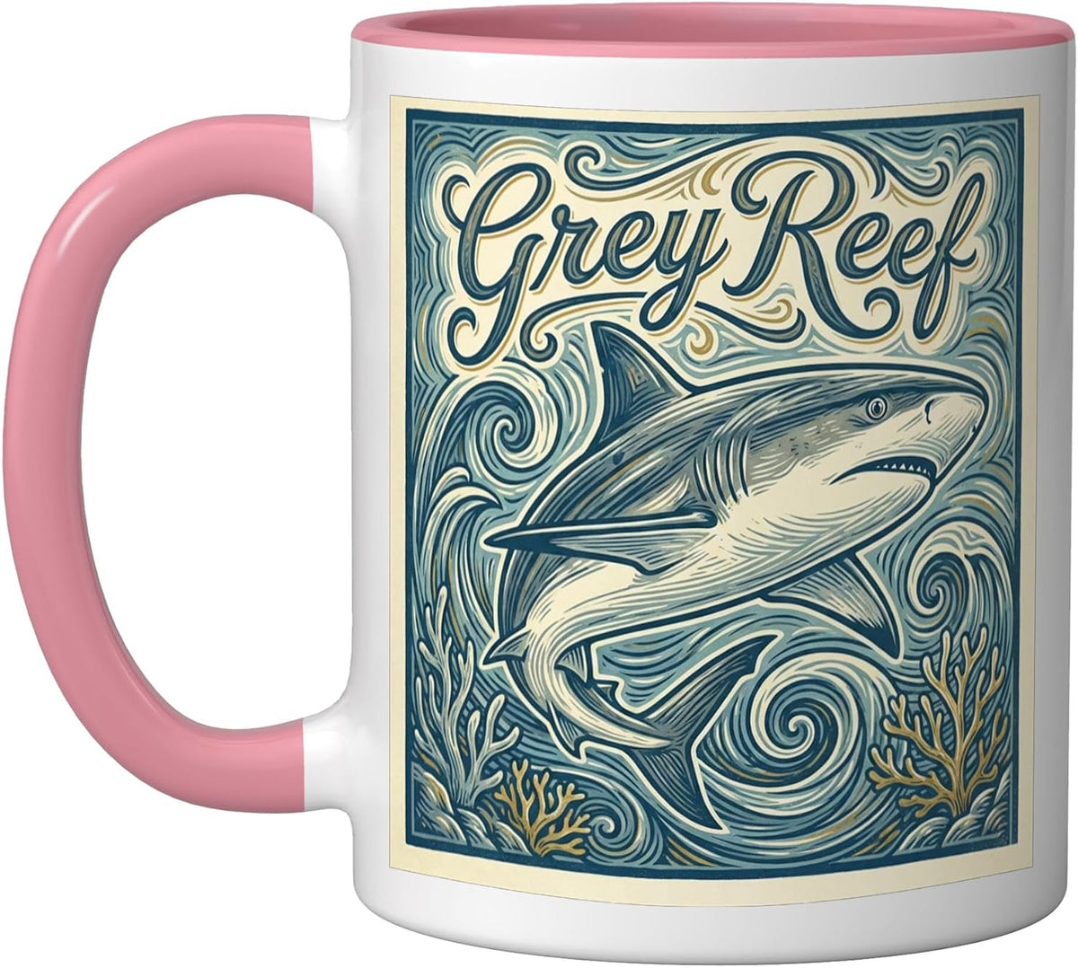 Grey Reef Shark Ceramic Mug