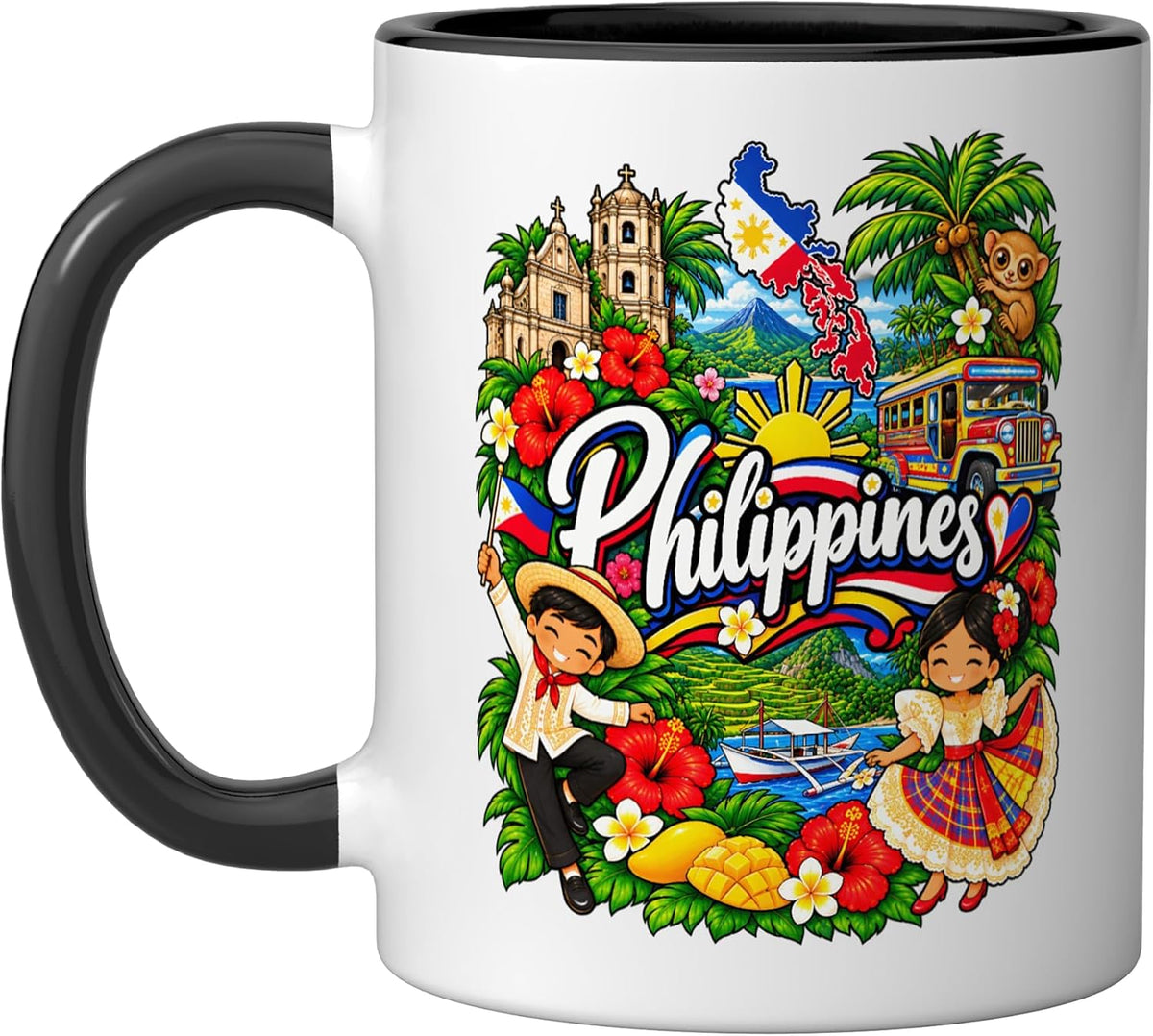 Philippines Pride Culture Heritage Traditional Dance Ceramic Mug